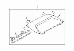 Mazda 6 Rear Center High Mount Stop Light | Mazda OEM Part Number GHK1-51-580D