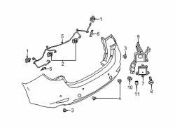 Mazda 6 Left Parking Aid Sensor Connector | Mazda OEM Part Number D3Y3-67-SH3