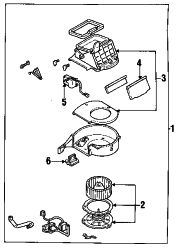 Mazda MX-6  Resistor | Mazda OEM Part Number GA2A-61-B15