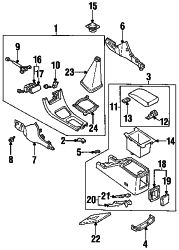 Mazda MX-6  Boot | Mazda OEM Part Number GA2A-64-331B