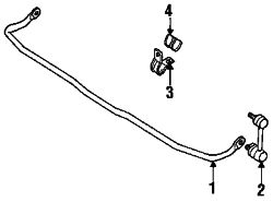Mazda MX-6  Link bushing | Mazda OEM Part Number GA2A-28-156A