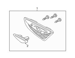 Mazda RX-8 Left Repeater lamp | Mazda OEM Part Number F189-51-130D