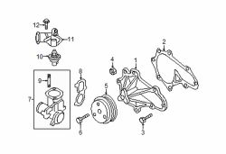 Mazda RX-8  Water pump gasket | Mazda OEM Part Number N3R1-15-V13