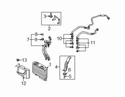 Mazda RX-8  Outlet hose | Mazda OEM Part Number N3H1-14-710D