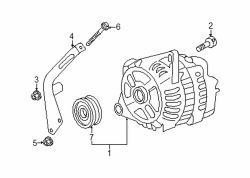 Mazda RX-8  Alternator bolt | Mazda OEM Part Number NF01-15-932