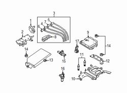 Mazda RX-8  Plug wire | Mazda OEM Part Number N3H1-18-160B