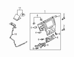 Mazda RX-8  Heater control | Mazda OEM Part Number FF14-61-190