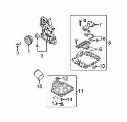 Mazda RX-8  Oil level sensor clip | Mazda OEM Part Number N3H1-10-259