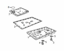 Mazda RX-8  Trans pan | Mazda OEM Part Number SJ60-19-830