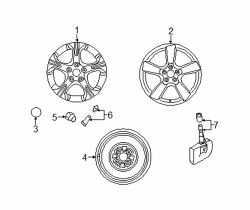 Mazda RX-8  Wheel nut | Mazda OEM Part Number B002-37-160B