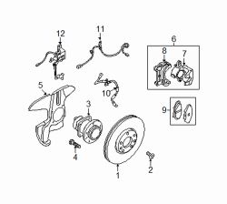 Pastiglie freno anteriore ATE per Mazda RX8 F1YA-33-23ZC - RX02082