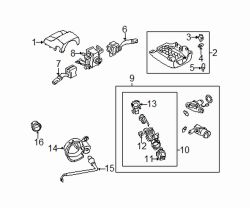 Mazda RX-8  Wiper switch | Mazda OEM Part Number GR6A-66-128