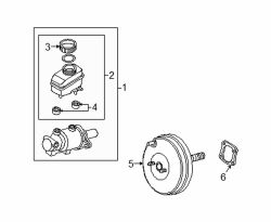 Mazda RX-8  Power booster gasket | Mazda OEM Part Number H001-43-443