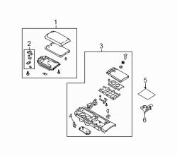 Mazda RX-8  Cup holder cover | Mazda OEM Part Number F189-64-393