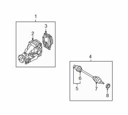 Mazda RX-8 Left Outer boot | Mazda OEM Part Number MA01-22-530