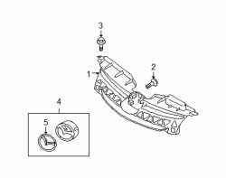 Mazda 5  Grille assy bolt | Mazda OEM Part Number 9YA5-90-602A