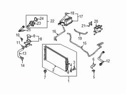 Mazda 5  Lower hose | Mazda OEM Part Number LFB7-15-183A