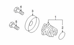 Mazda 5  Water pump assy | Mazda OEM Part Number LF52-15-100A