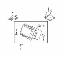 Mazda 5  Display unit | Mazda OEM Part Number CDY0-66-DVX