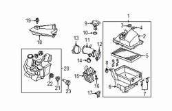 Mazda 5  Air hose | Mazda OEM Part Number LF5G-13-221