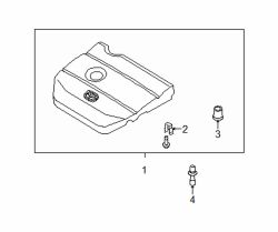 Mazda 5  Cover adapter | Mazda OEM Part Number LFG1-10-334B