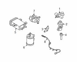 Mazda 5  Oxygen sensor | Mazda OEM Part Number LF5G-18-861A