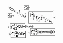 Mazda 5  Mount bracket | Mazda OEM Part Number GA67-25-741
