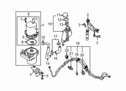 Mazda 5  Return hose | Mazda OEM Part Number BP4L-32-682B