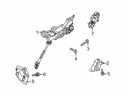 Mazda 5  Column assy bolt | Mazda OEM Part Number 9979-40-840