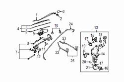 Mazda 5 Left Wiper arm cap | Mazda OEM Part Number LC62-67-395A