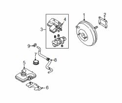 Mazda 5  Power booster gasket | Mazda OEM Part Number D651-43-443A