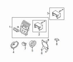 Mazda 5  Radio | Mazda OEM Part Number CE50-66-9RX