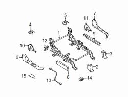 Mazda 5 Left Lower cover | Mazda OEM Part Number CC43-88-1LX-02