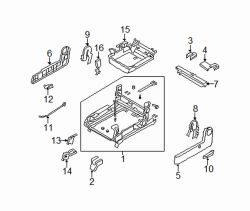 Mazda 5 Left Inner panel | Mazda OEM Part Number C243-88-2K7A-02