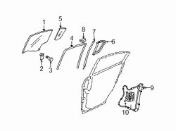 Mazda 5 Right Run channel | Mazda OEM Part Number C235-58-605E