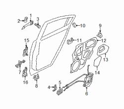 Mazda 5 Right Handle, outside | Mazda OEM Part Number GJ6A-58-410P-88