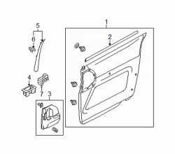 Mazda 5 Right Side trim panel | Mazda OEM Part Number C235-68-58YC-02