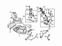 Mazda 5  Hose clamp | Mazda OEM Part Number TC40-42-239