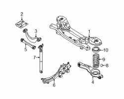 Mazda 5 Right Coil spring | Mazda OEM Part Number CG37-28-011