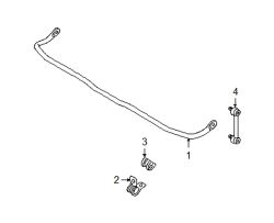 Mazda 5 Right Stabilizer bar bushing | Mazda OEM Part Number C243-28-156D
