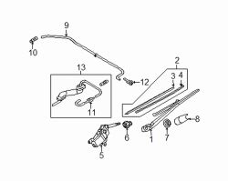Mazda 5  Blade assy | Mazda OEM Part Number C247-67-330