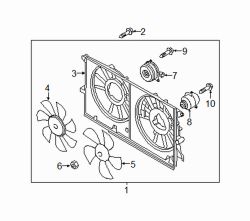 Mazda 5  Fan assy | Mazda OEM Part Number LFFM-15-025B