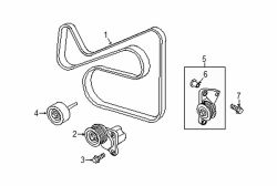 Mazda 5  Idler pulley | Mazda OEM Part Number LFH1-15-940A