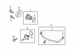 Mazda 5  Thermostat unit gasket | Mazda OEM Part Number LF03-15-165A