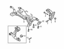 Mazda 5 Left Engine cradle rear bolt | Mazda OEM Part Number 9YA0-21-601C