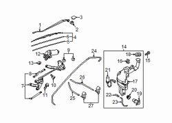 Mazda 5  Reservoir assy nut | Mazda OEM Part Number FB01-50-133C