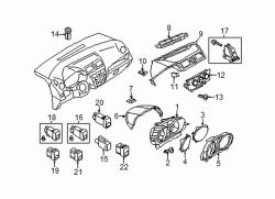 Mazda 5  Adjust switch | Mazda OEM Part Number C513-66-6F0