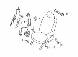 Mazda 5 Left Extension | Mazda OEM Part Number CCY4-57-63X
