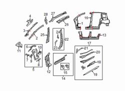 Mazda 5 Left Step assy stiffener | Mazda OEM Part Number C235-71-272A