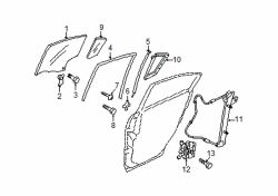 Mazda 5 Left Window regulator | Mazda OEM Part Number C235-73-590B